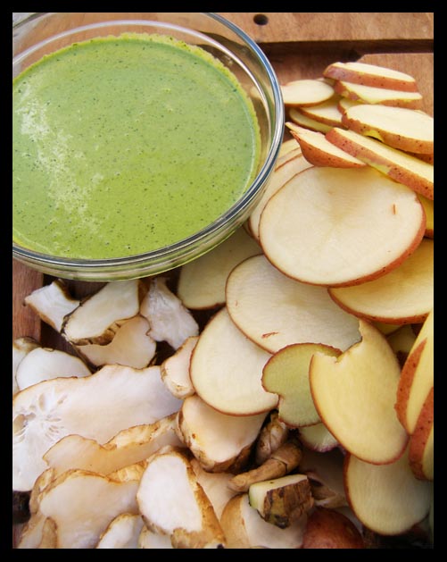 sunchokes-sauce-potatoes